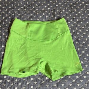 Gymshark Vibrant Green Athletic Shorts